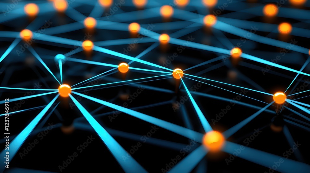 Poster Abstract Network Connection Digital Technology Global Internet Sphere