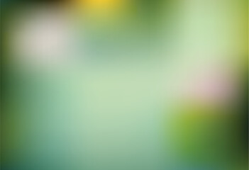 Green bokeh on nature blur. Element of design.