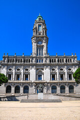 とても美しいポルト市庁舎の風景A very beautiful view of Porto City Hall