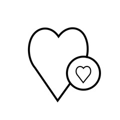  love silhouette icon design template