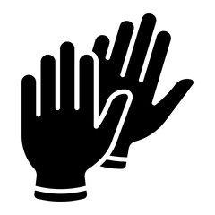 gloves Solid icon