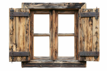 old wooden window