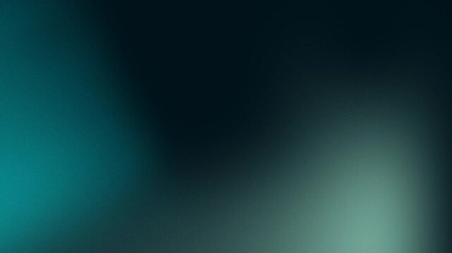 Dark teal and black blurred gradient seamless loop background. 4K.