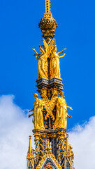 Golden Angels Prince Albert Memorial Kensington London England