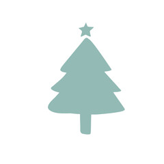 evergreen tree silhouettes icon