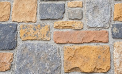 Close-up of textured stone wall.
