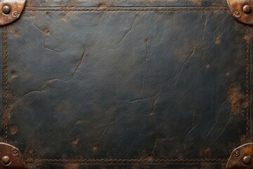 Distressed Leather Texture with Scratches and Burnished Edges for Rugged Vibe