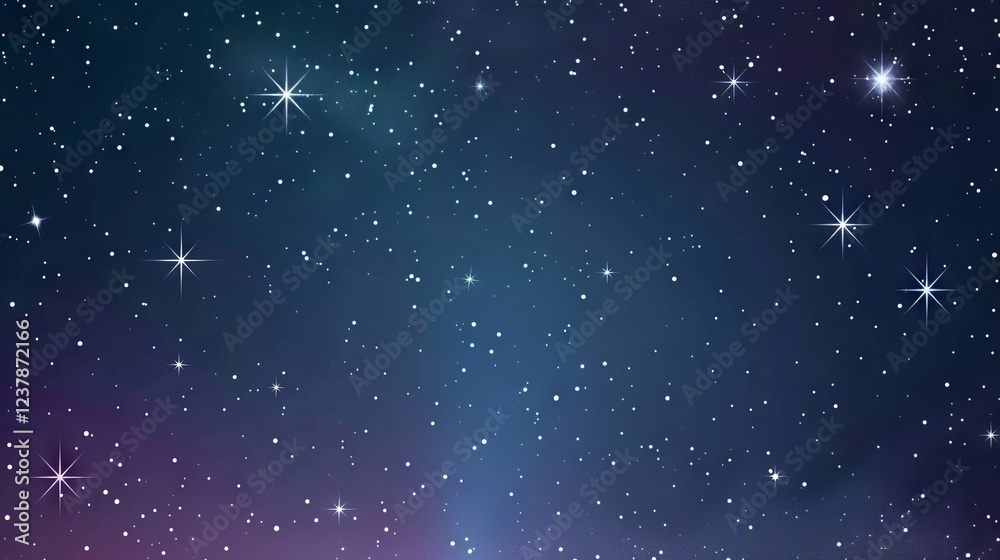 Canvas Prints vivid high-definition star field background with colorful starry night sky and outer space texture f