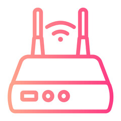 modem gradient icon