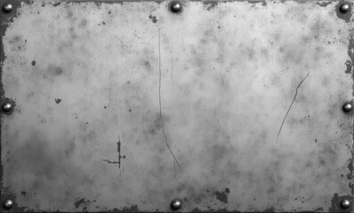 Weathered metal surface with rivets