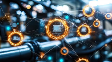 Industrial Internet of Things Network Smart Factory Automation Technology