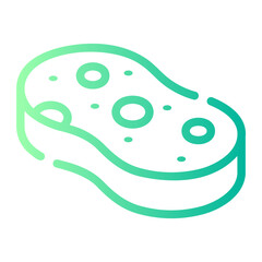 sponge Line Gradient Icon