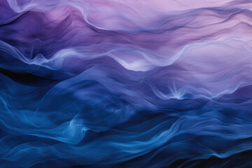 Obraz premium Abstract fluid wave pattern in purple and blue shades