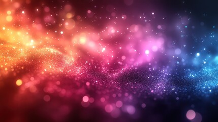 Obraz premium Vibrant Galaxy of Shimmering Stardust and Sparkling Lights