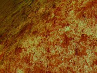 Textured Stone Wall in Vintage Rusty Brown and Red Color - Meteorite Cave and Rock Textured - Wonder Color