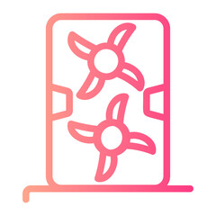 Graphic Card  gradient icon