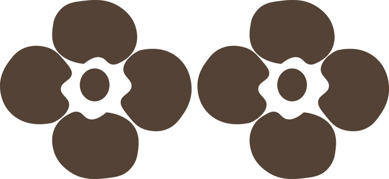 Indian style Flower border of line