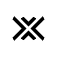 X Letter Logo Design Template