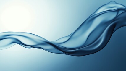 Soft flow gradient fresh design background, blue abstract wallpaper