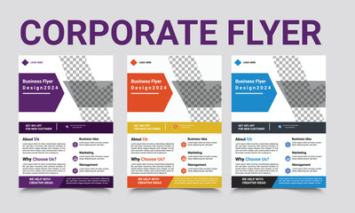 Corporate Flyer Layout, Corporate business flyer, corporate flyer, flyer