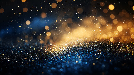 Fototapeta premium An abstract glittering background sparkles in silver and white.