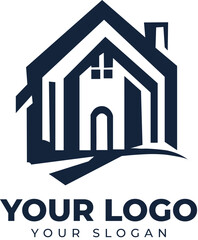 logo house icon. Element of buildings for mobile concept and web apps. Icon for website design and development, app development. Premium icon
