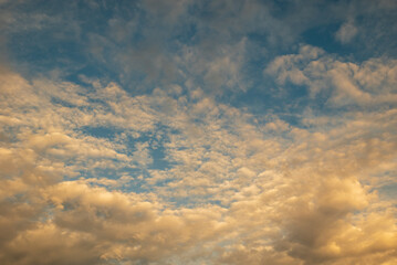 Sky and clouds on a sunny day