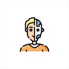 vector illustration of a cartoon character