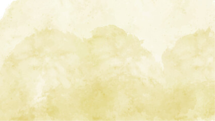 Abstract yellow watercolor background.Hand painted watercolor. vector