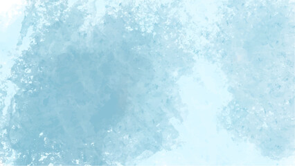 Abstract blue watercolor background.Hand painted watercolor. vector