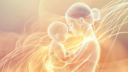 abstract blue background with bubbles