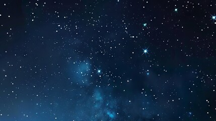 Obraz premium Expansive outer space night sky showcasing a shimmering starfield, radiant galaxies, and infinite cosmic universe in a deep black celestial background