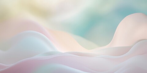 Obraz premium Soft pastel gradient background with blurred abstract colors.