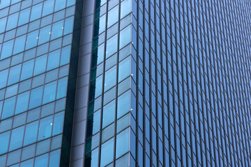 Hundreds of windows in a modern office block.