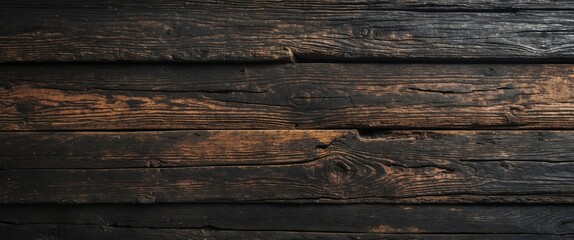 Old grunge dark textured wooden background , The surface of the old brown wood texture
