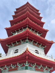 Fototapeta premium Chinese pagoda in Chinese Garden.