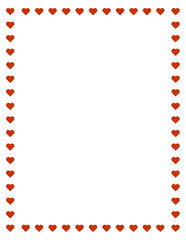 valentine line border hand drawn cute doodle heart valentine frame minimalist girly line art for wedding valentines day