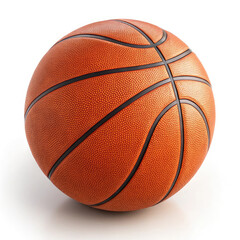 Fototapeta premium basketball isolated on white background