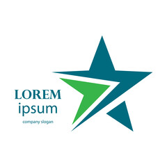 successful victory star logo design