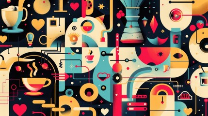 The Ultimate Mechanical Coffee Contraption: A Visual Delight