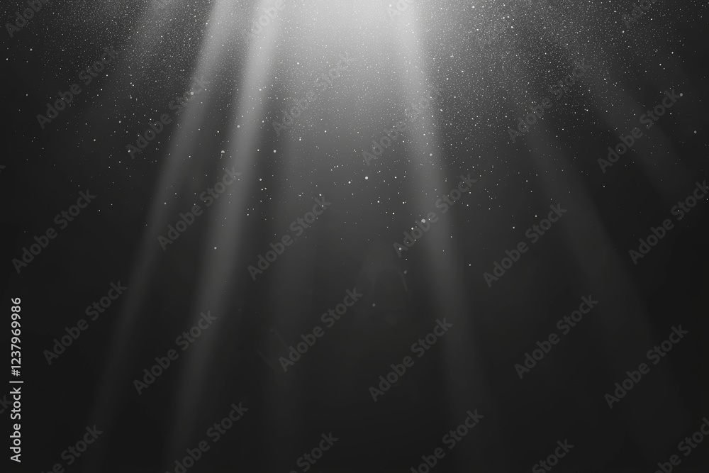 Wall mural an abstract scene with movement blur and a central light source