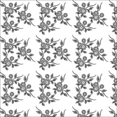 seamless floral pattern design with background