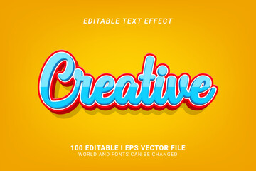 Creative Editable Text Effect