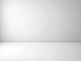 Minimal light gray studio wall, clean design.