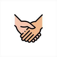 handshake vector illustration