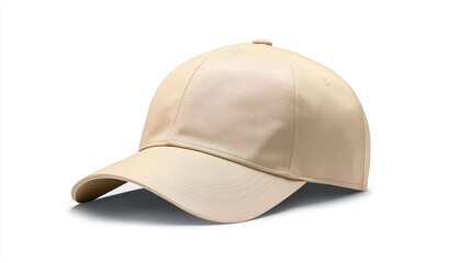 Fototapeta premium Refined Casual A High-Quality Beige Cap with Studio Lighting