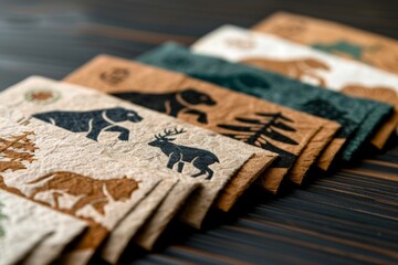 Paper Money Day.Artistic pillows featuring creative designs of international paper currencies.