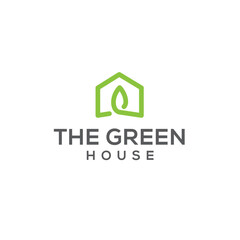 The Green House logo template