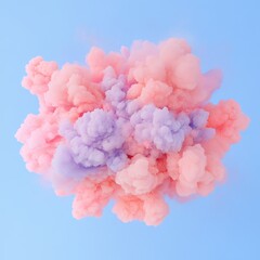Fototapeta premium Vibrant Burst: Colorful Powder Explosion Background for Dynamic Design