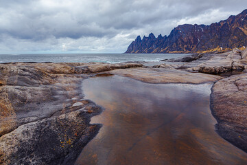 view of Senja from Tungeneset picnic